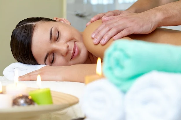 Evde masaj için premium spa atmosferi